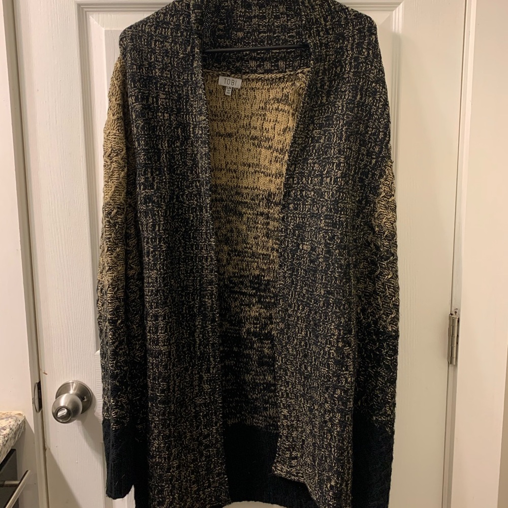 Brown and Black Cardigan